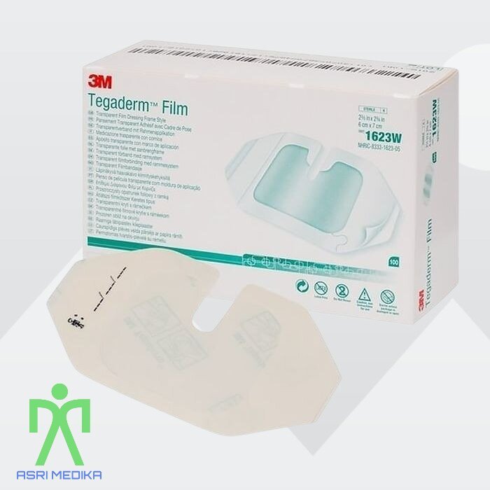 PCS Tegaderm 3M Infusset IV 1623 6x7cm Plester Penutup Luka Transparant Film Dressing Perban AntiAir
