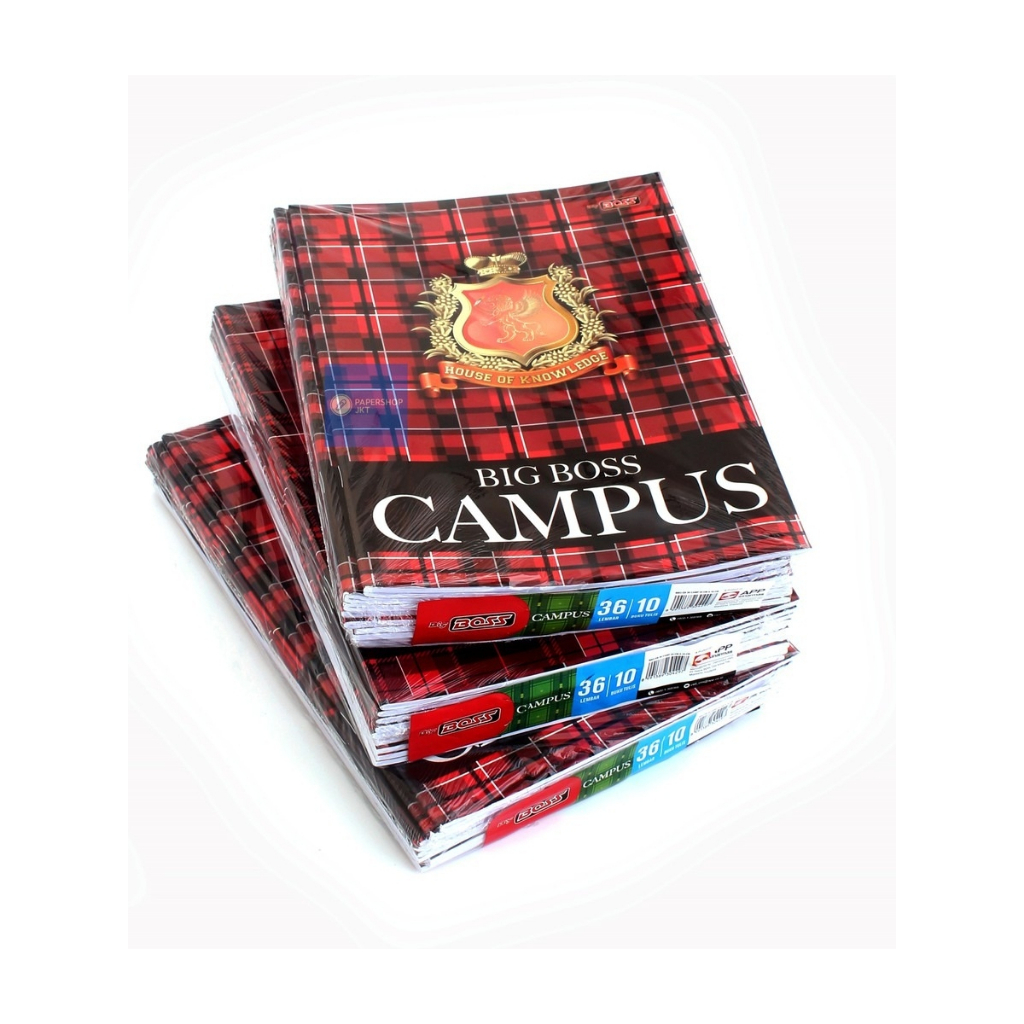 

Buku Tulis Big Bos Campus 50 Lembar 1 Pack isi 10 Pcs Kualitas Terbaik~Ercitdahshop19