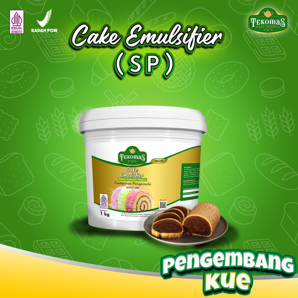 

TEKOMAS - SP Deluxe 1 kg Cake Emulsifier Bahan Pengembang Bahan Kue Premium