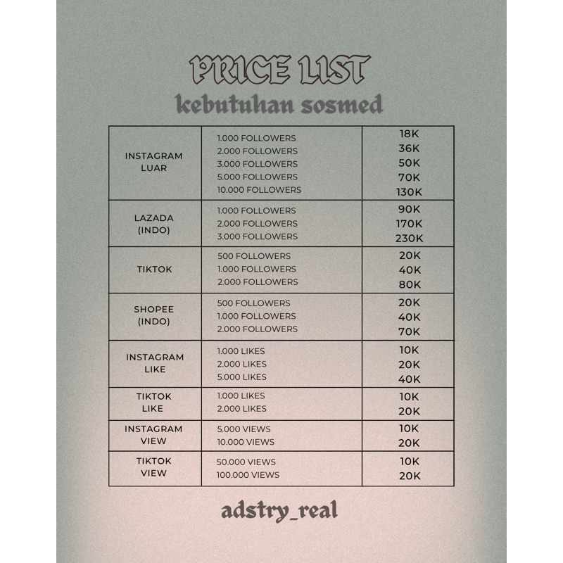 Followers Instagram Real Permanen