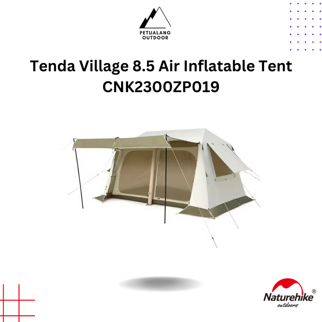 Naturehike CNK2300ZP019 Tenda Village 8.5 Air Inflatable Tent