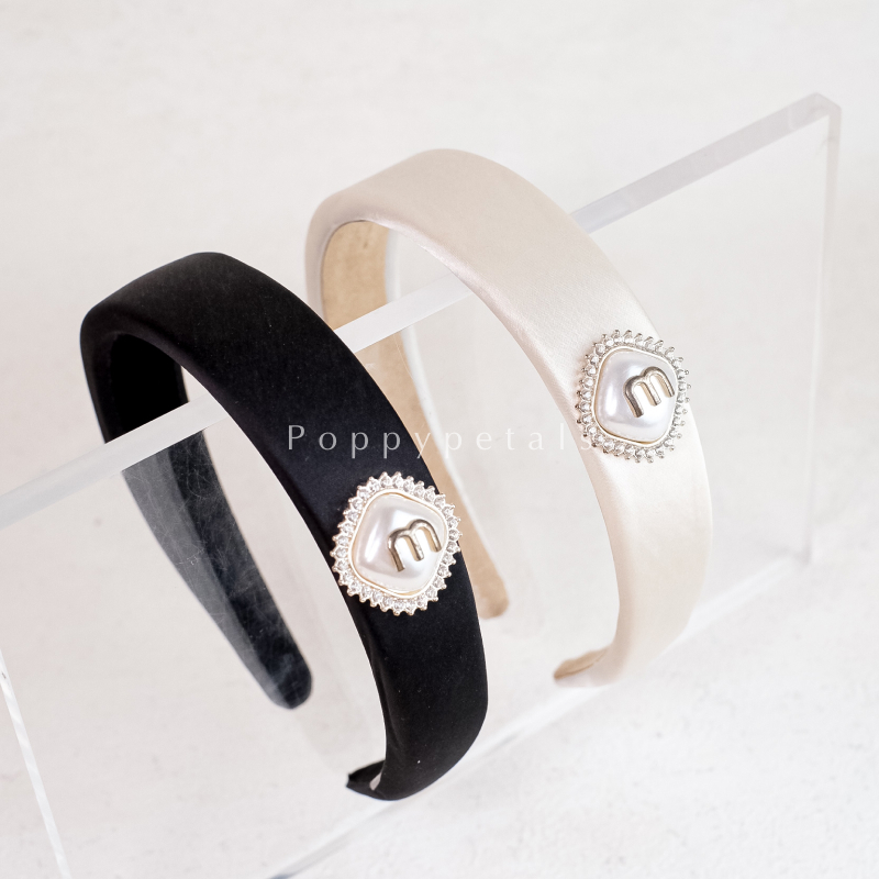 Poppypetals Miu-Miu Headband - Bandana Kain Daily Bando Wanita Premium Bandana Import Korea