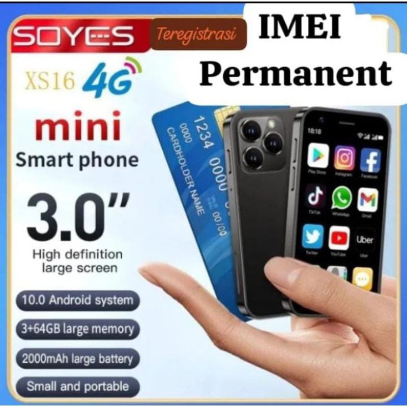 SOYES XS16 android  jaringan 4G