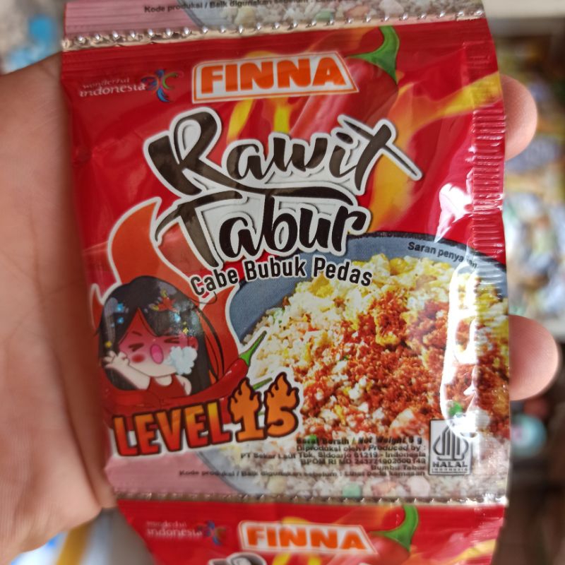 

Cabe Bubuk Pedas Rawit Tabur FINNA Sachet