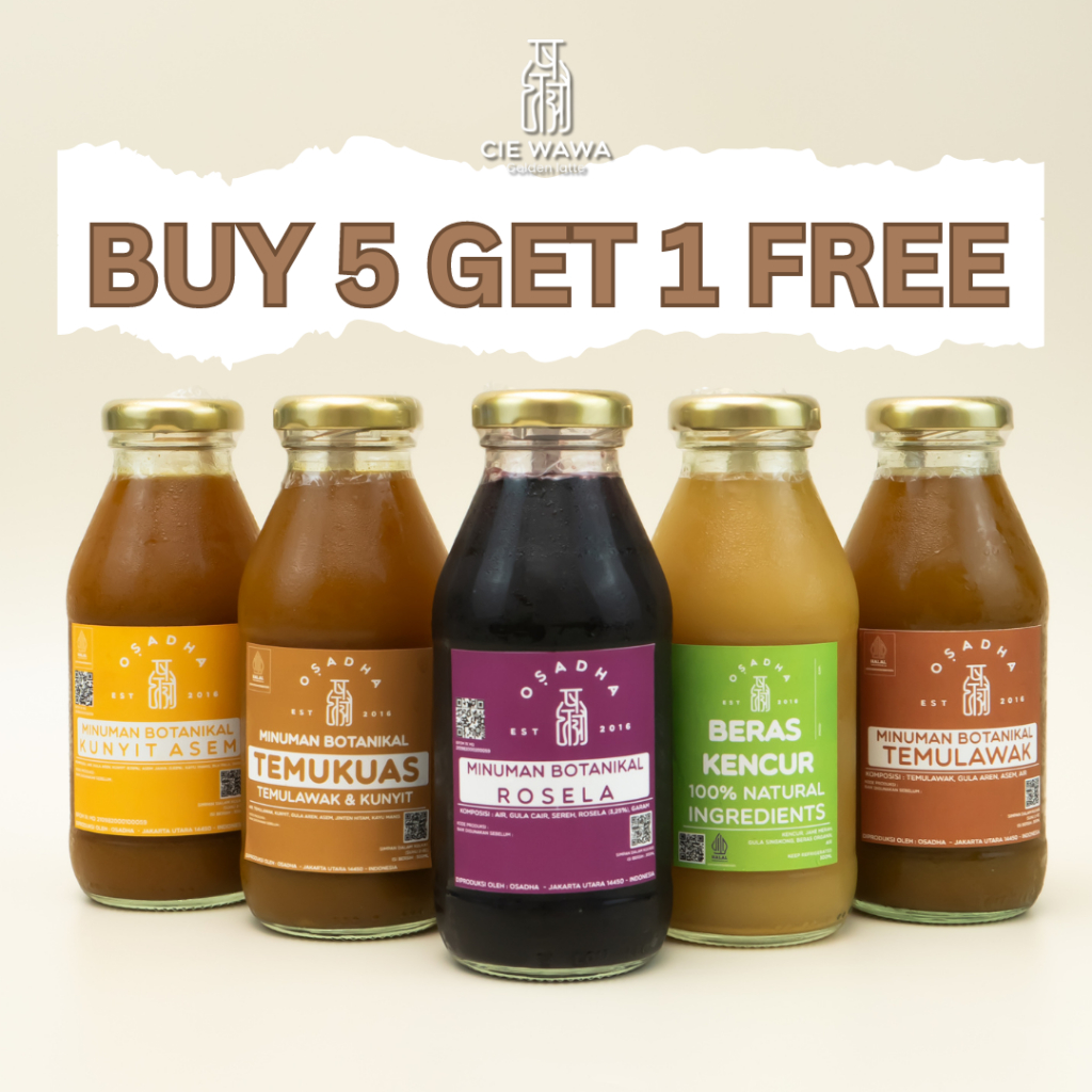 

PROMO Buy 5 Get 1 Free (Bebas Pilih Varian) - Cie.wawa By Osadha