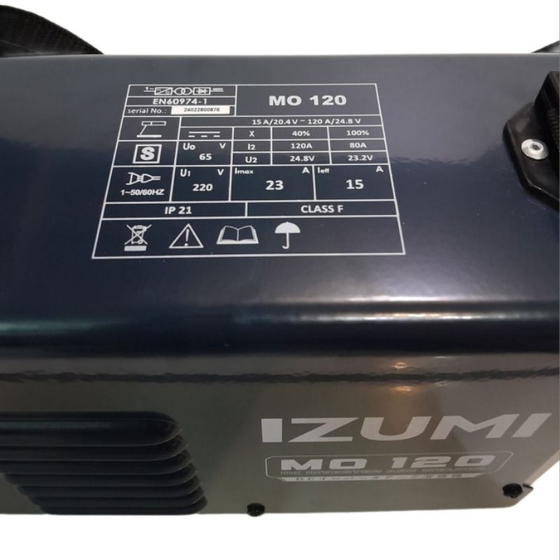 Mesin Las Inverter IZUMI MO120 Trafo Las Listrik 450Watt