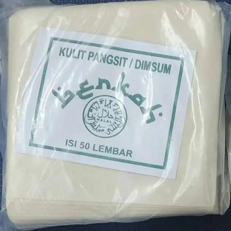 

Kulit Dimsum | Pangsit Berkah Petak | Bulat isi 50pcs