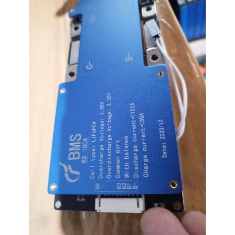 BMS Baterai lifepo4 8s 24v 100a
