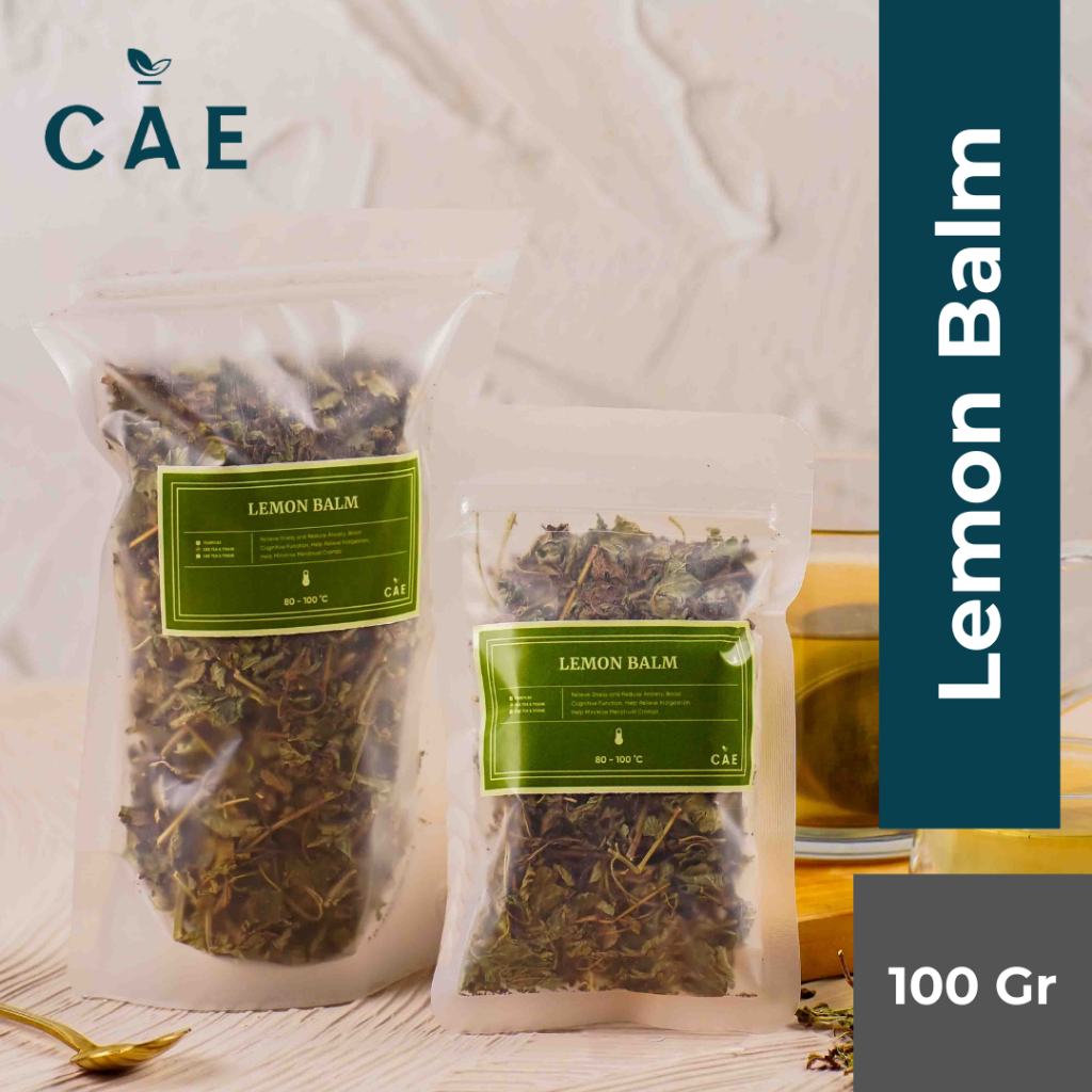 

Lemon Balm Leaf Dried Daun Lemon Balm Mint Kering Leaves Pure Natural Organik Premium 100 Gram