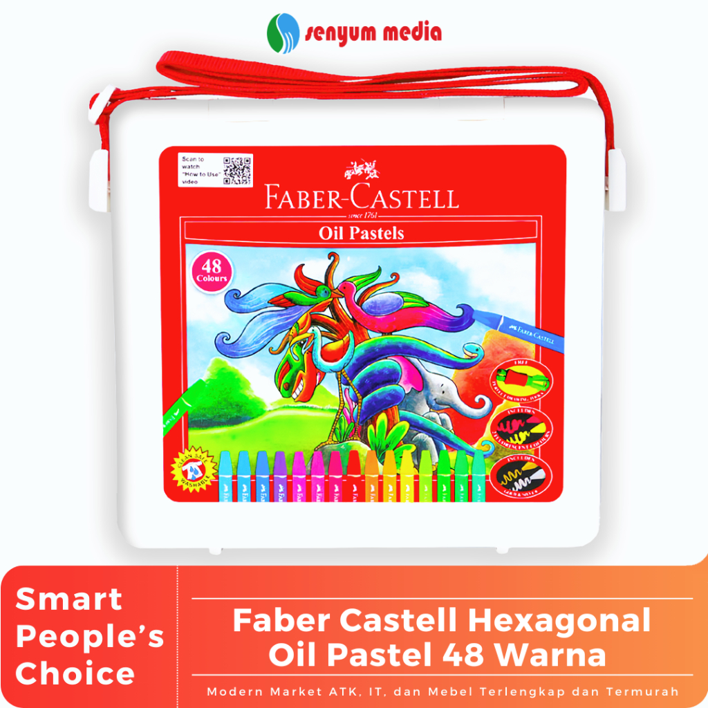 

Faber Castell Hexagonal Oil Pastel 48 Warna (1 Pcs) (S:PCS)