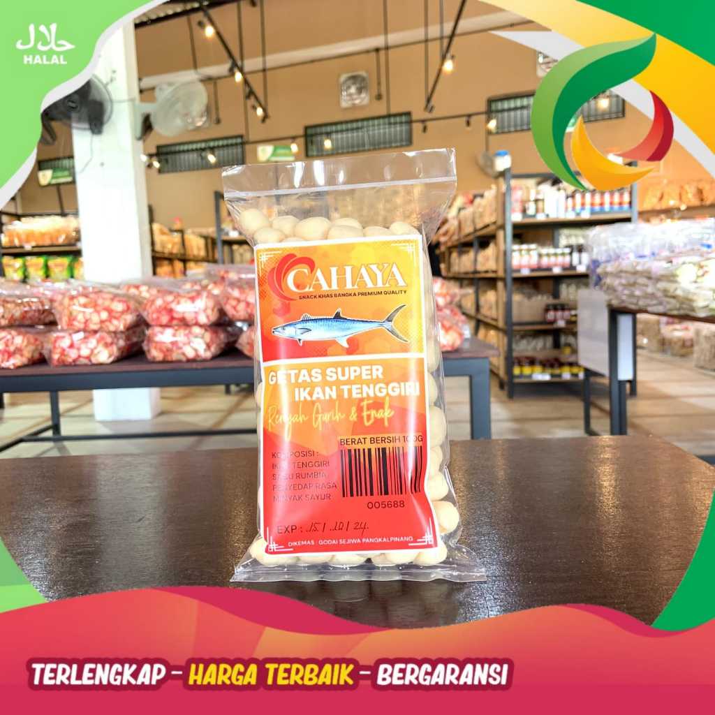 

GETAS SUPER IKAN TENGGIRI CAHAYA 100GR KHAS BANGKA