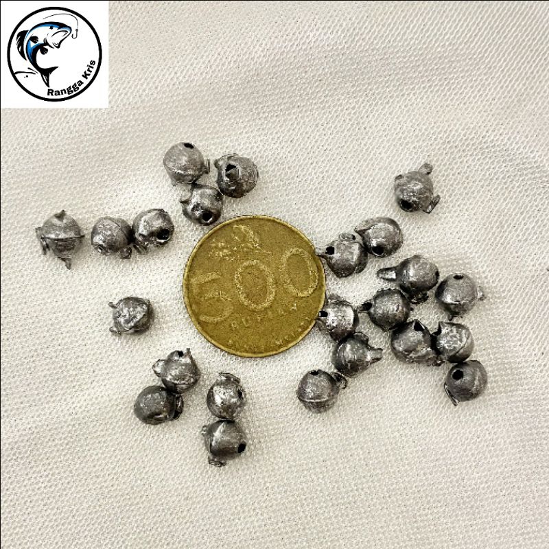 Timah Pancing Merica B2 50 gr 30 pcs / timah microfishing