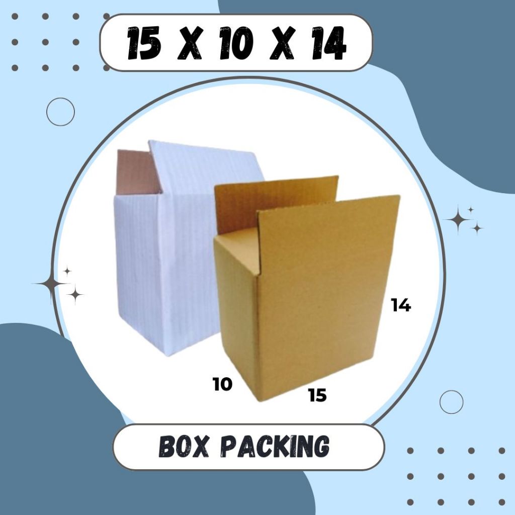 

Kardus 15x10x14 Box Packing A0 Karton Dus Jamu Kotak Olshop Kemasan Souvenir Sparepart Obat Madu Mainan