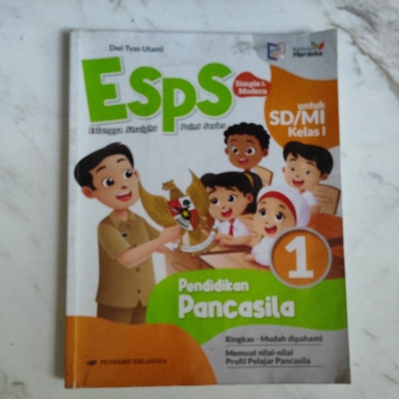 

ESPS Pancasila kelas 1 Erlangga