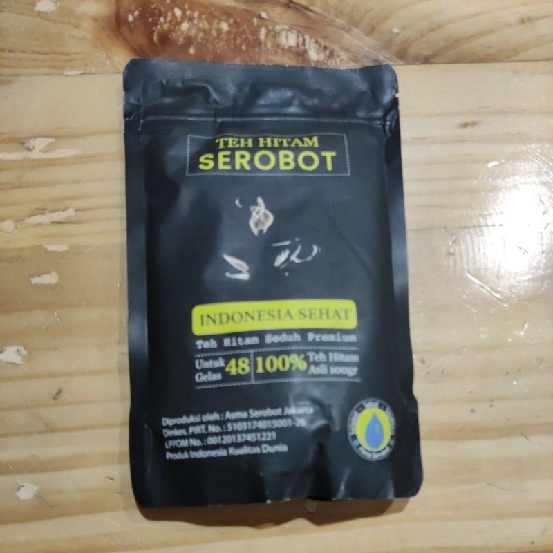 

Promo Minuman Sehat Teh Hitam Serobot 100gr