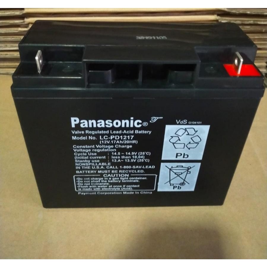 BATTERY UPS PANASONIC 12V 17AH