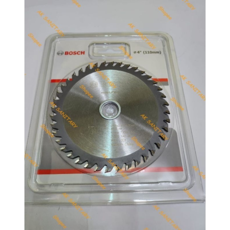 QH Mata Potong Kayu 4" inch BOSCH / Circle Saw 4" x 40 T BOSCH
