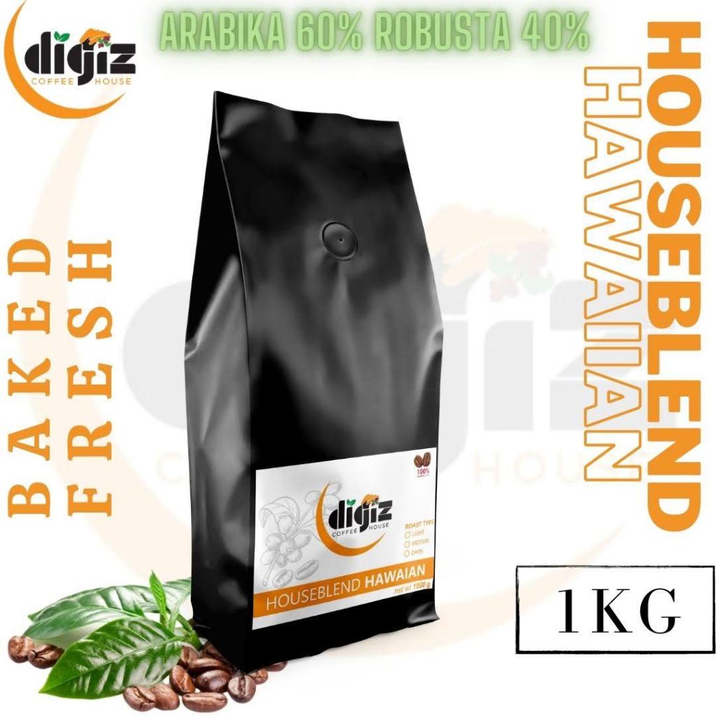 

Kopi House Blend HAWAIAN 1kg Espresso Based rekomendasi untuk Kopi Susu Biji/Bubuk