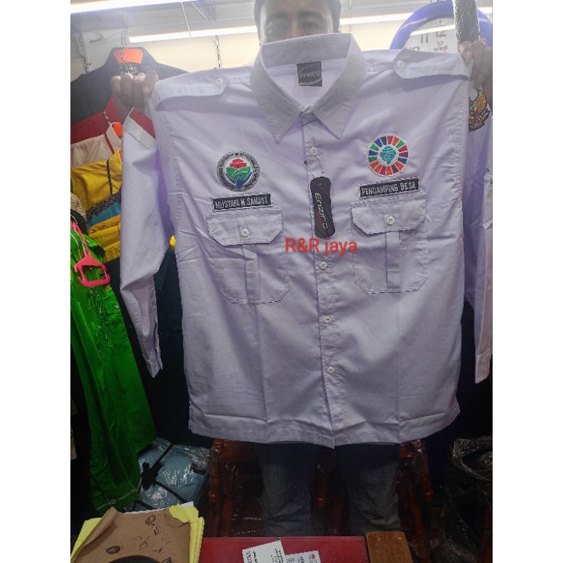 kemeja kemendes/seragam kemendes / perangkat desa