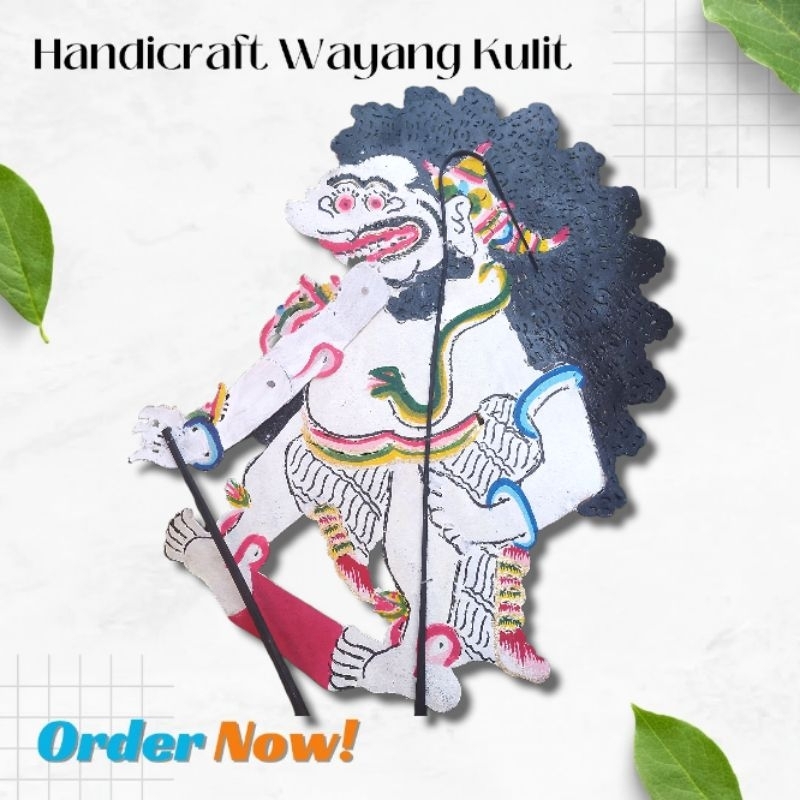 Wayang Kulit Asli Buto Amral Standar Wayang Latihan