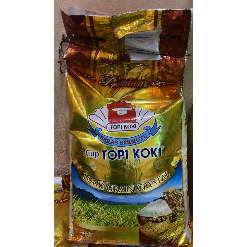 

beras premium topi koki 10 kg