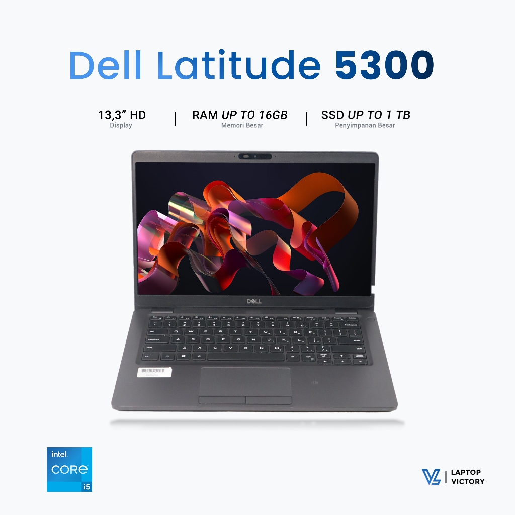 Laptop DELL Latitude 5300 Core I5 Gen 8 SECOND BERGARANSI