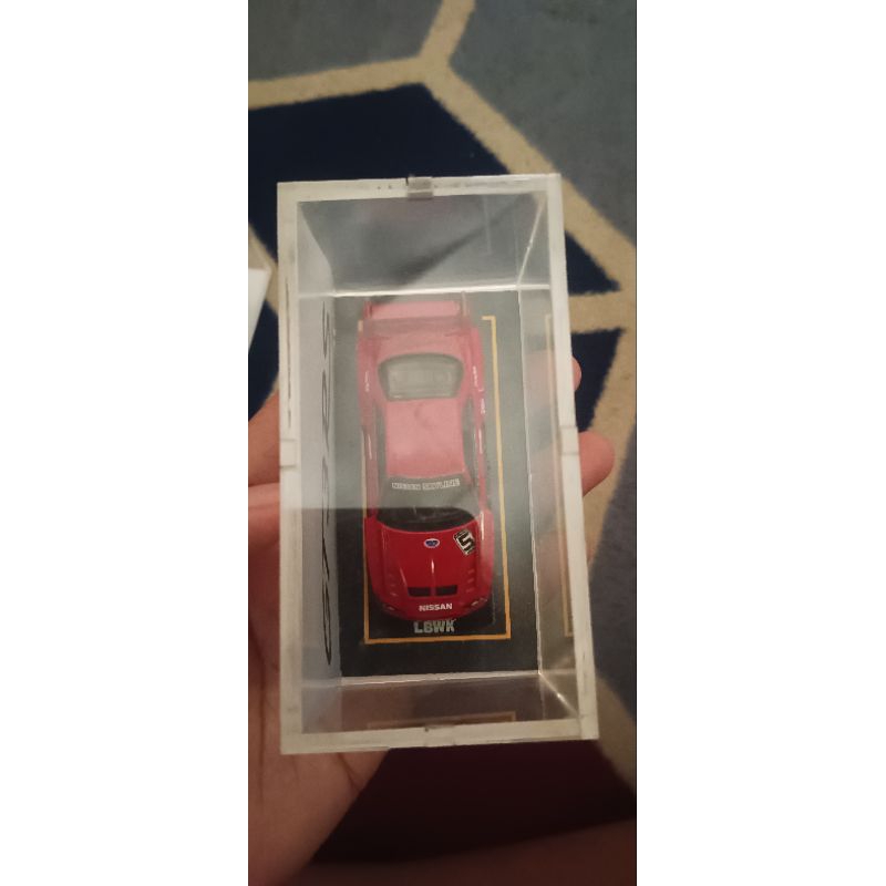Hotwheels loose LBWK Nissan Skyline R34 + Akrilik (kondisi Junk)