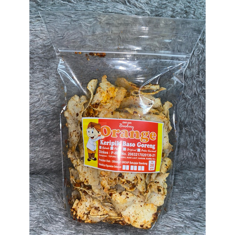 

Basreng Orange - Pedas Asin