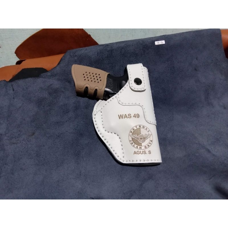 HOLSTER HS9-HS9 CUB COMPACT TNI-POLRI SARUNG SENJATA KULIT BERKUALITAS MODEL LUAR/ PINGGANG