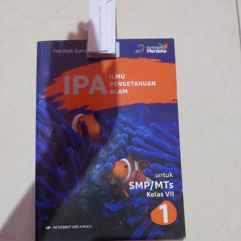 

Buku smp kelas 1 IPA(biologi) |BACA DESKRIPSI|
