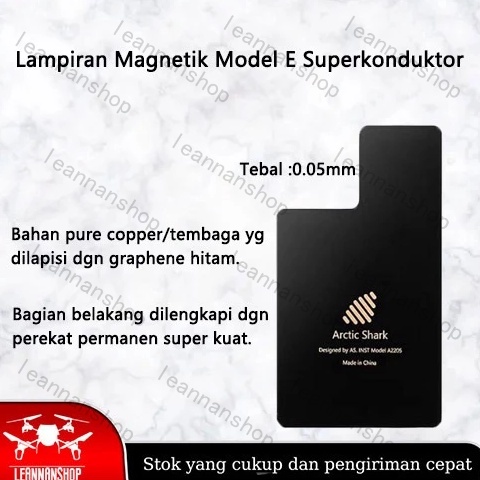 KODE P68W Heatsink Arctic Shark Heatsink Graphene Copper Pad Pendingin Smart Phone