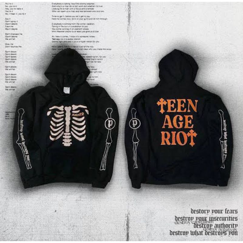 Saintpjkt / Saintp "TeenAgeRiot" v1 Hoodie