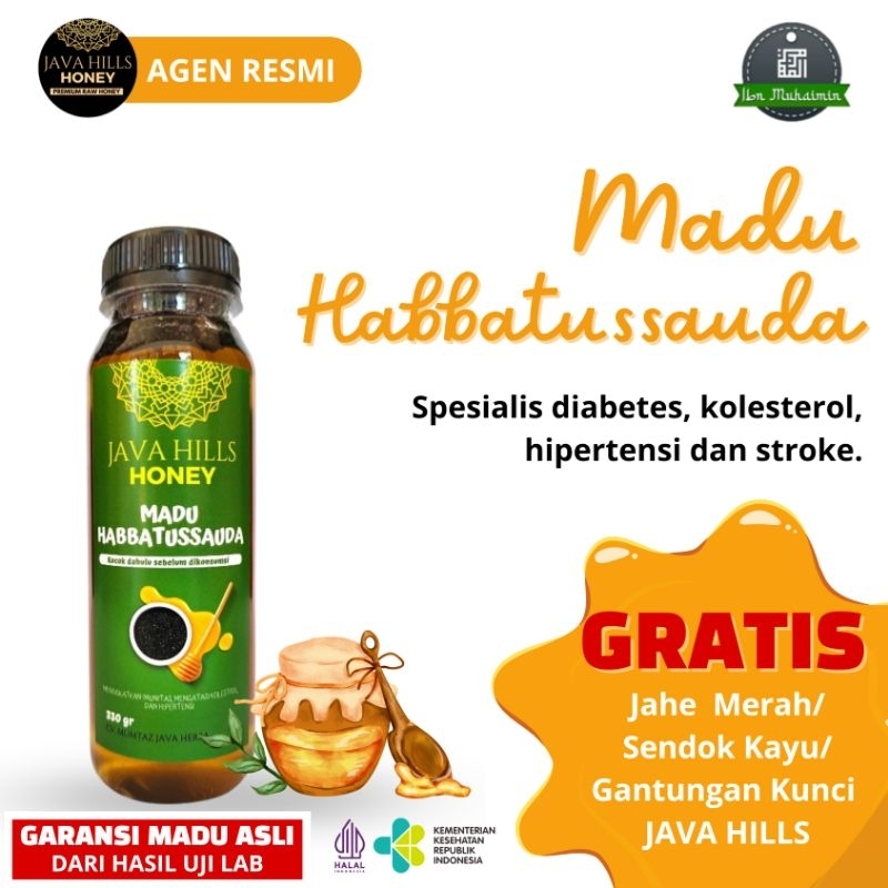 

javahills honey habbats madu nextar murni habbatussauda premium ( madu + habbatussauda) java hills honey raw honey mumtaz java herba 320gr