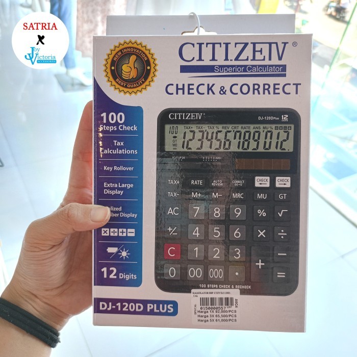 

Kalkulator Imp Ctzv Dj-120d / Kalkulator 12 Digit Big Display - Electronic Calculator