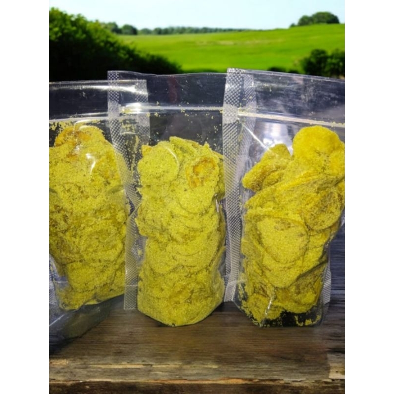 

pisang koin rasa macha/50gr