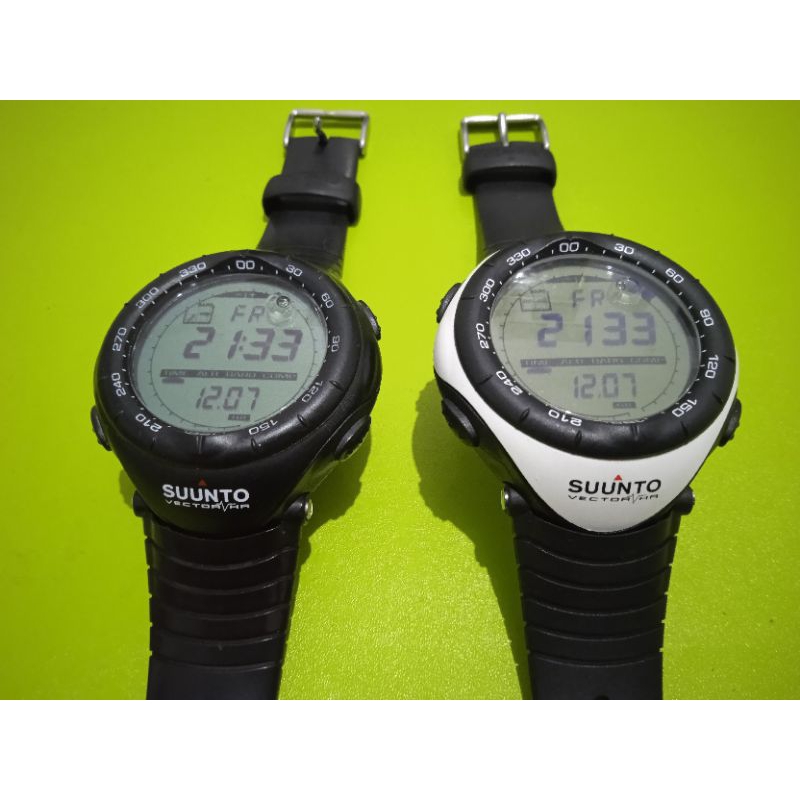 Jam Suunto Vector Hr Black White rare