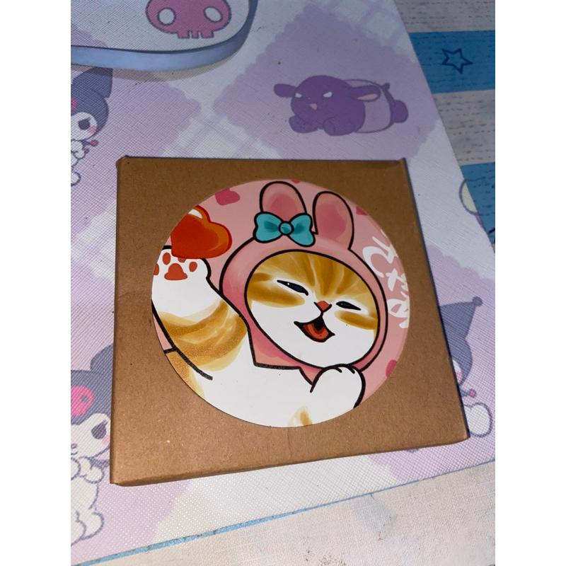 Tatakan Gelas Mofusand x Melody