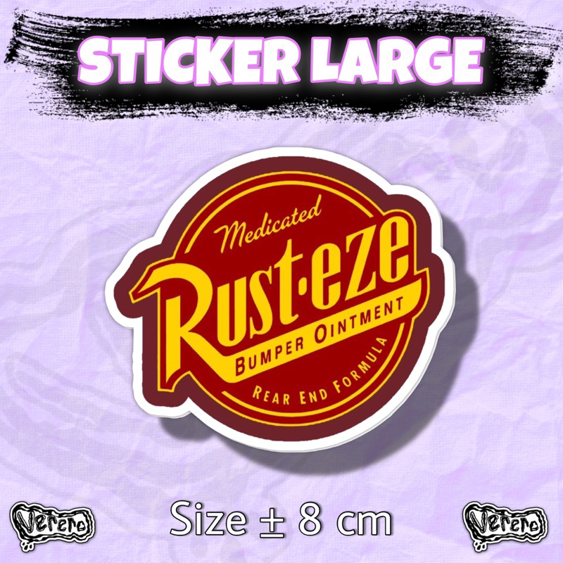 

Sticker Rust Eze Cars Large Laptop Helm Tumbler Vinyl Waterproof