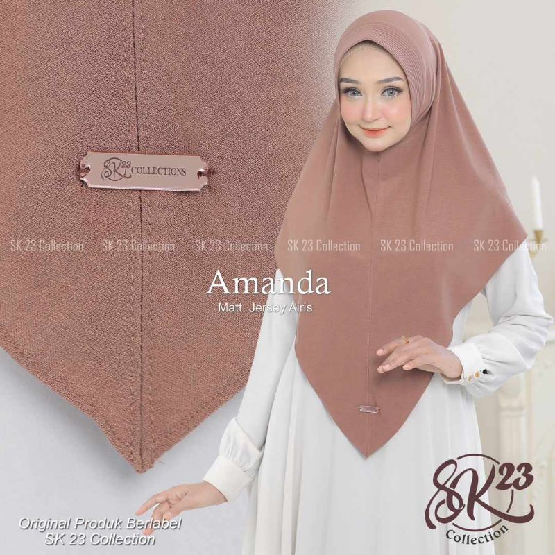 Hijab Bergo Instan AMANDA ORI SK23 COLLECTION