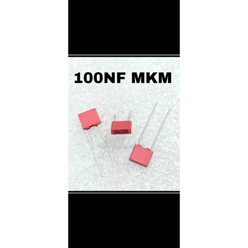 kapasitor 100n 104 merah