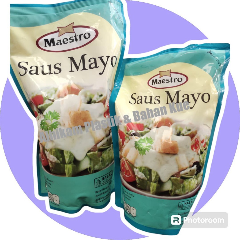 BARU Maestro Saus Mayo, Maestro Mayonaise, Mayones Maestro 500gr - 1kg