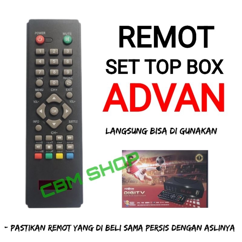 REMOTE REMOT STB ADVAN DIGITV