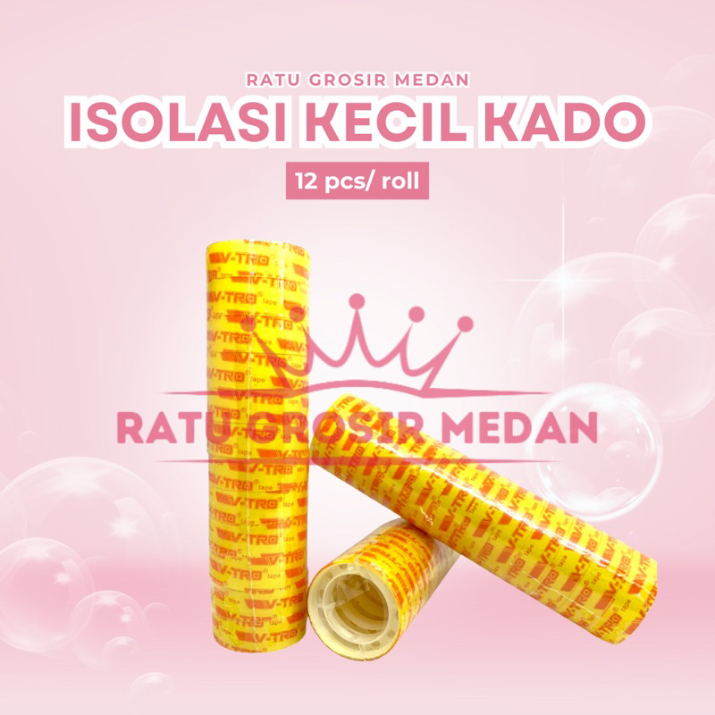 

Isolasi Kado 12 pcs / rol