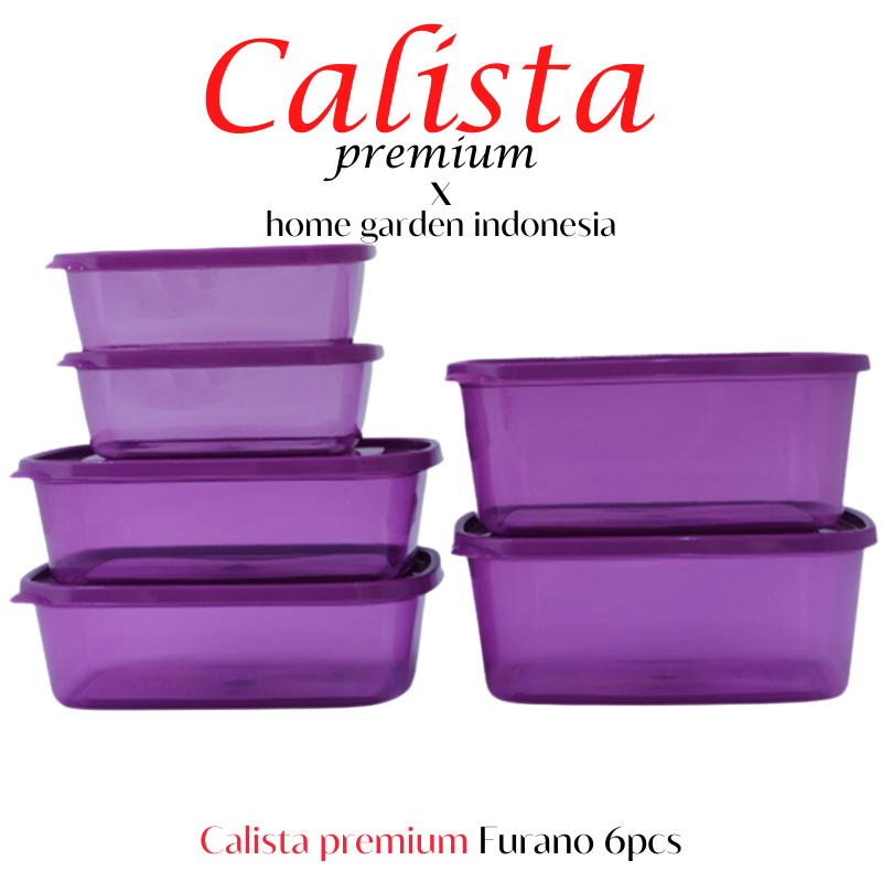 TOPLES PLASTIK CALISTA SET TEMPAT KOTAK PENYIMPAN MAKANAN BUMBU DAPUR FOOD CONTAINER CALISTA FURANO 