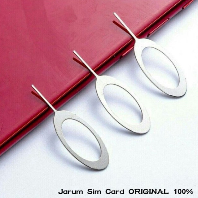 Jarum Sim Card Ejector Kartu SIM Handphone Oppo Vivo Samsung Realme Original 100%