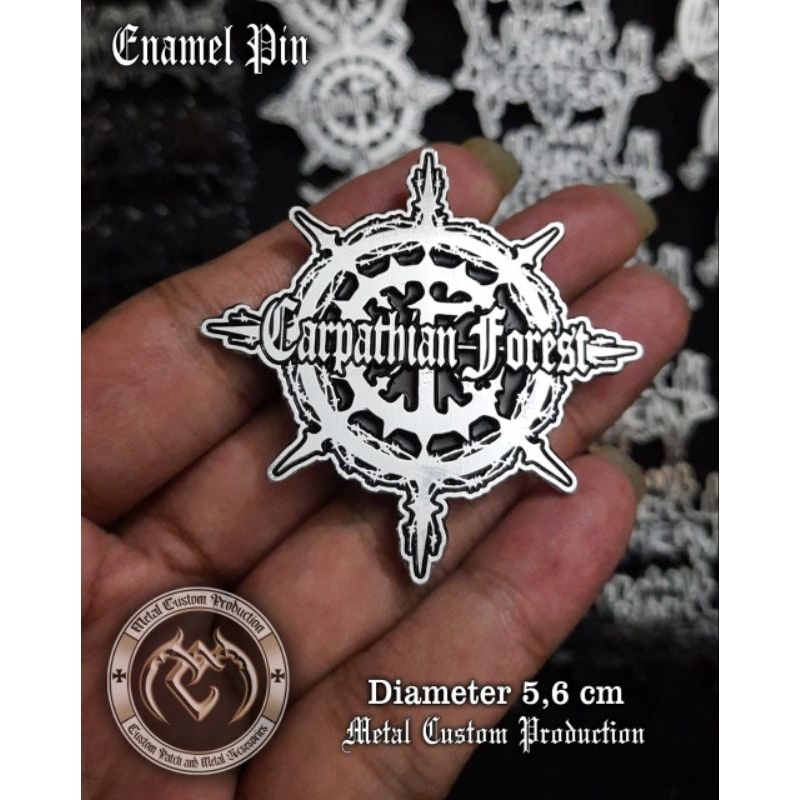 Enamel Pin Badge Metal Carphatian Forest / Pin Badge / Pin Metal / Enamel Pin Besi Cor / Enamel Pin 