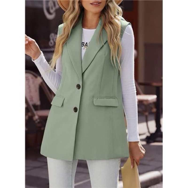 BLAZER WANITA TANPA LENGAN | outer wanita