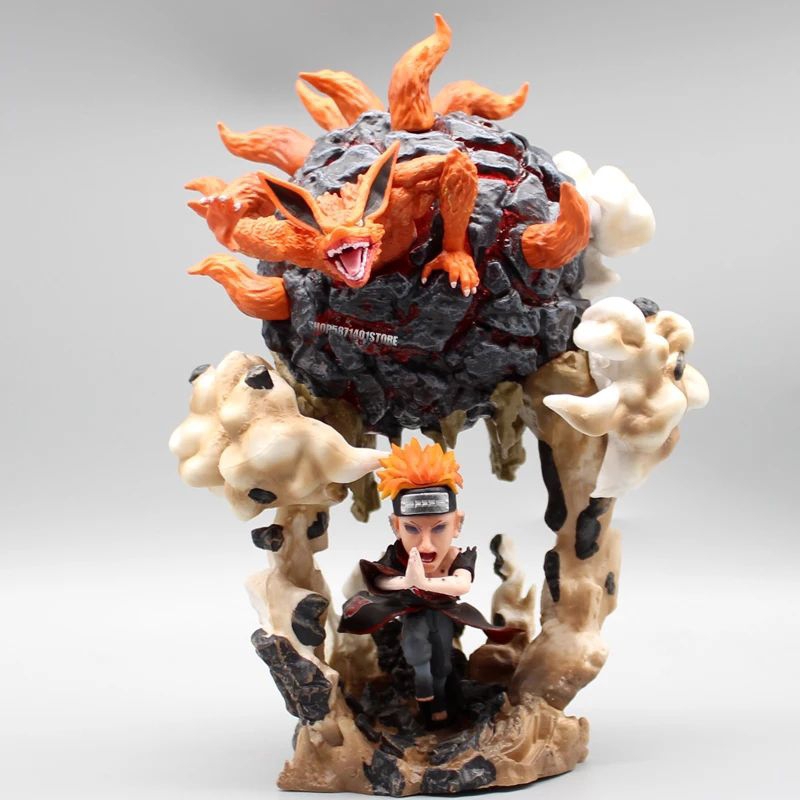 Action Figure Naruto Kurama VS Pain Battle Yahiko