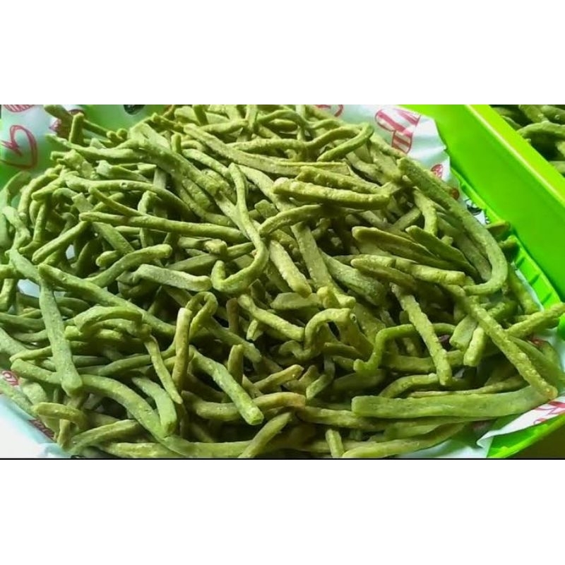 

snack camilan kiloan Cistik Bawang Bayam premium Gurih & Renyah