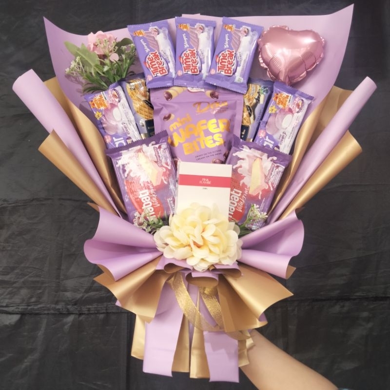 

Jasa pembuatan buket bunga snack